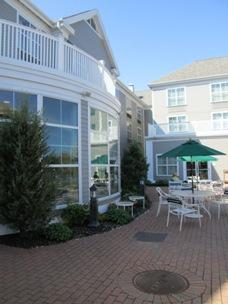 Hotel patio